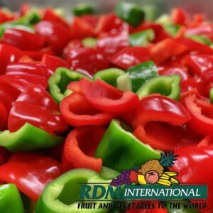 IQF Red & Green Bell Peppers