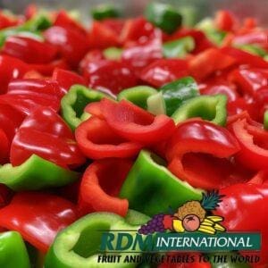 IQF Red & Green Bell Peppers